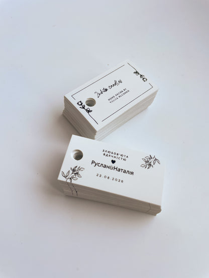 Labels (satin/silicone/cardboard)