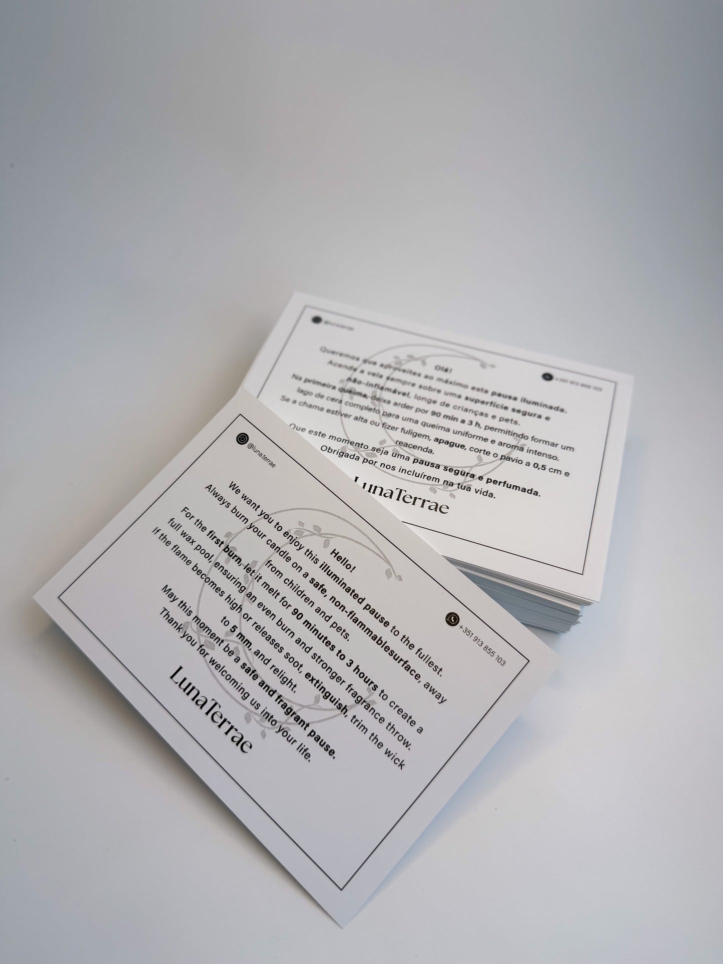 Cards A6 format (105*148mm)