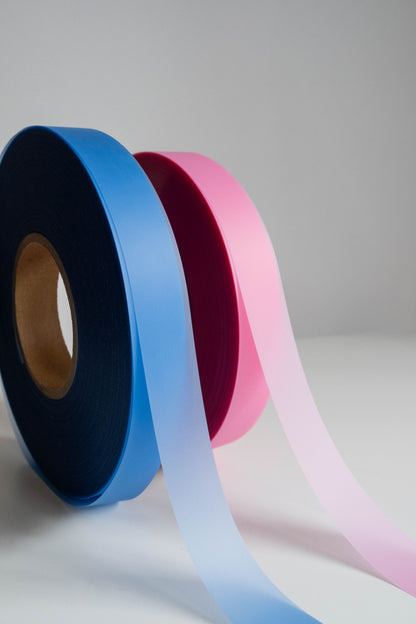 Blue silicone ribbon
