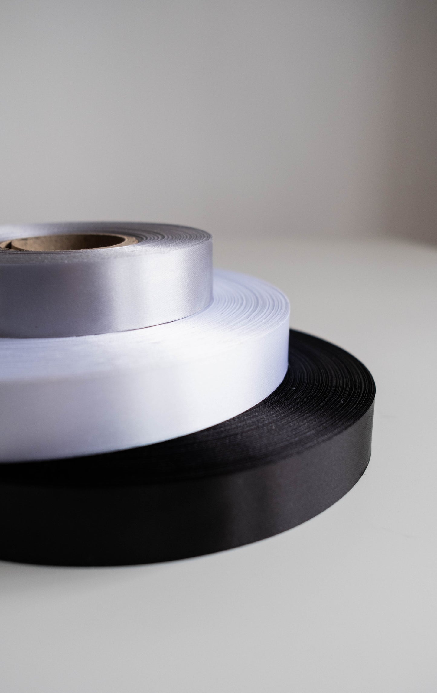 White satin ribbon