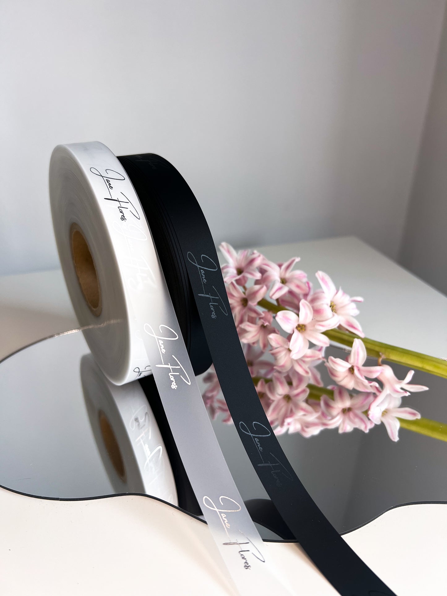Black/Gray silicone ribbon