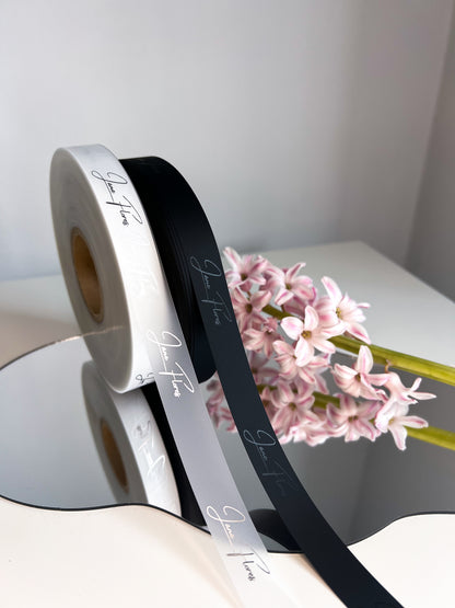 Black/Gray silicone ribbon