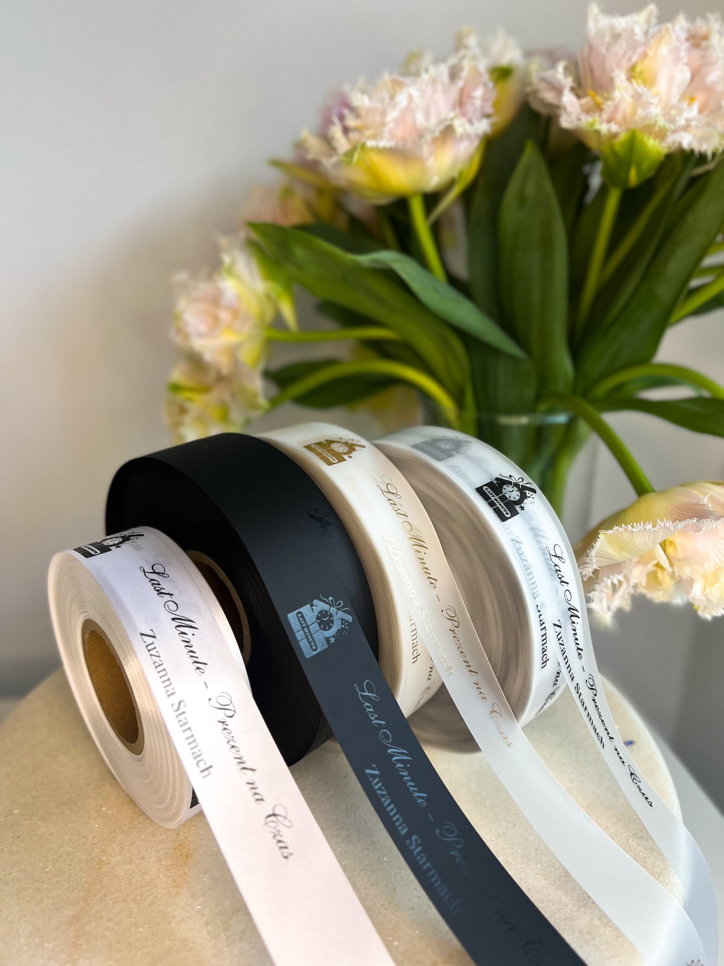 Black/Gray silicone ribbon
