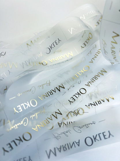 Labels (satin/silicone/cardboard)